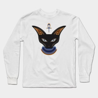 Bastet Figure (3) Long Sleeve T-Shirt